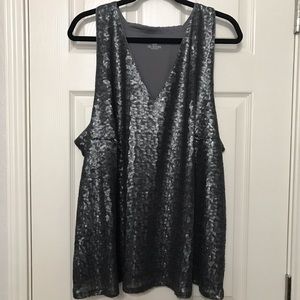Lane Bryant sequin top